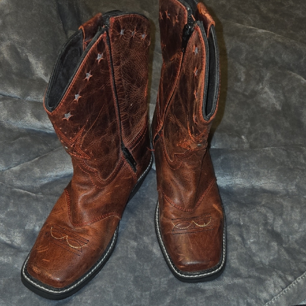 Brown Western Cowboy Boots